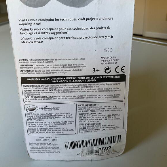 Crayola Round Soft Bristle Paint Brush Set, Multi Sizes, 4 Ct, School Supplies - Picture 4 of 4